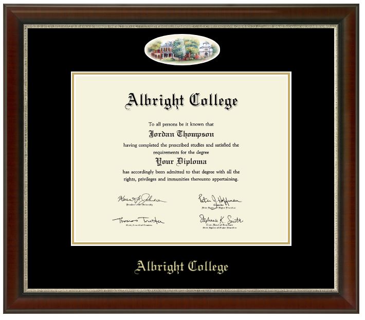 Albright Univeristy Campus Cameo Frame